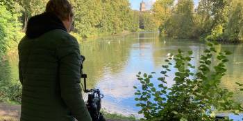 Duitsland Kleve Oranjeroute RonReizen cameraman