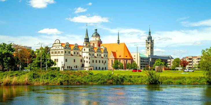 Veelzijdige bestemmingen Saksen-Anhalt: Uitzicht op Dessau