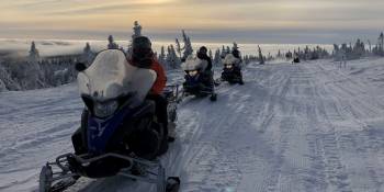 Zweden Dalarna wintersport RonReizen.nl sneeuwscooteren