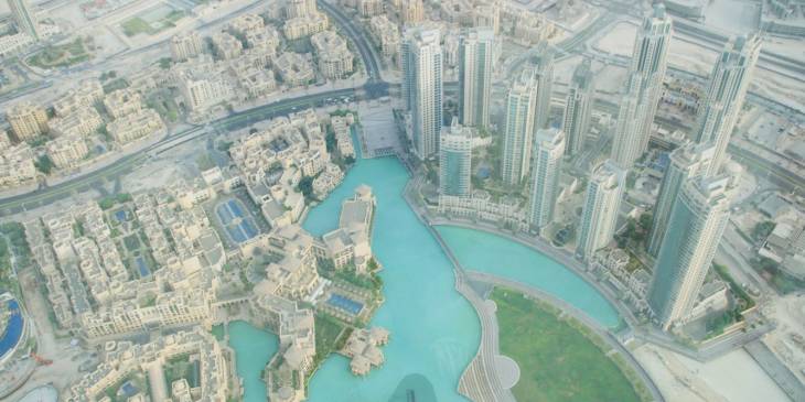 Dubai in vogelvlucht