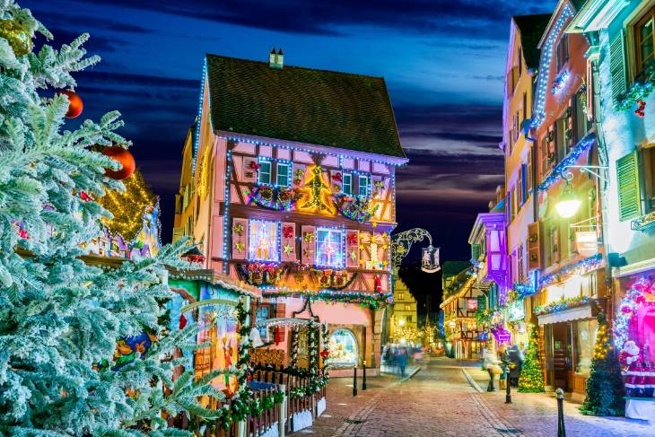 Frankrijk skien wintersport RonReizen.nl kerstmarkt Colmar