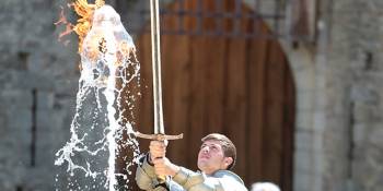 Frankrijk Puy du Fou Liesbeth Brederode ridders