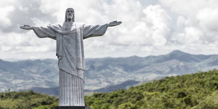 7 wereldwonderen: Het Christus beeld in Rio de Janeiro.