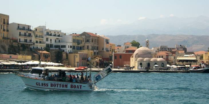 De haven van Chania