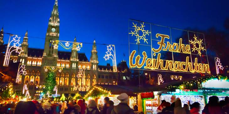 kerstmarkten in Europa