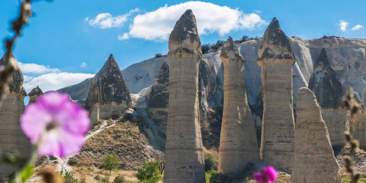 Bijzondere landschappen: Cappadocië liefdesvallei.