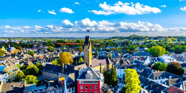 Maastricht vanuit de lucht