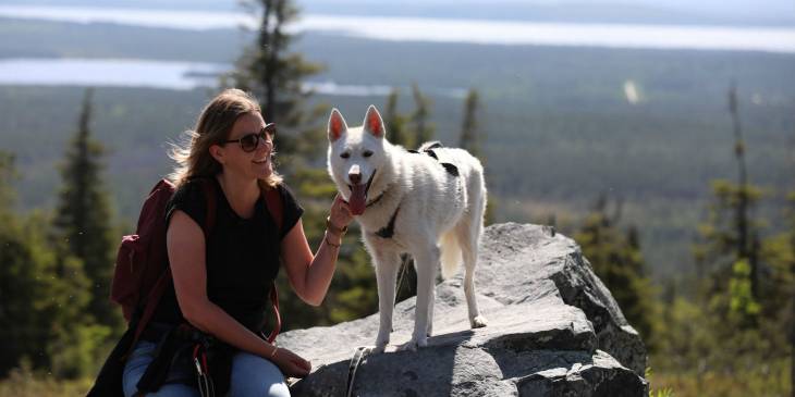 Daniëlle bezocht Fins Lapland in de zomer…