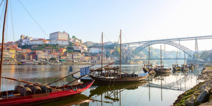 Porto: traditionele boten.