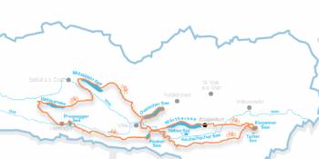 Kaartje fietsroute - RonReizen