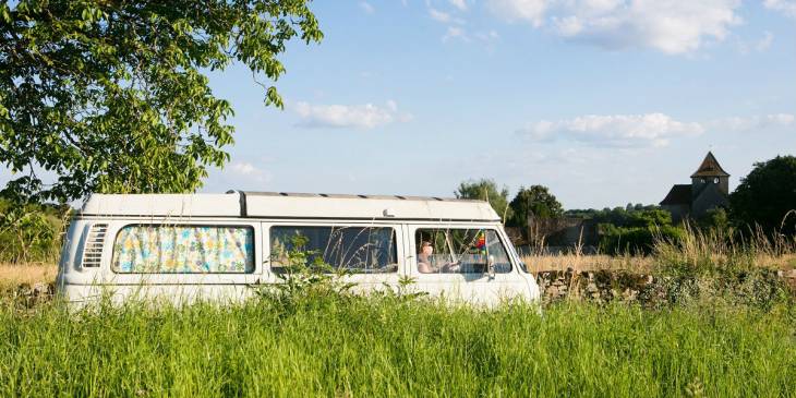 Camper in Frankrijk